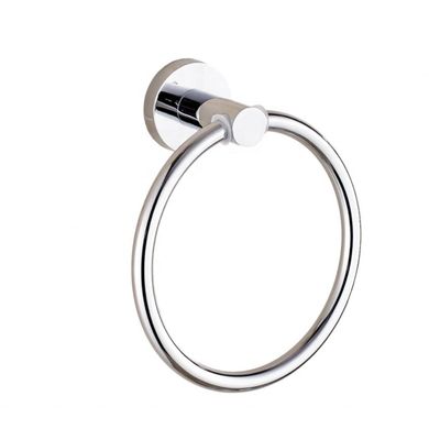 Customize OEM Estilo Silver Towel Ring Aço inoxidável para cozinha Acessórios de banheiro Classic Surface Hotel técnico moderno