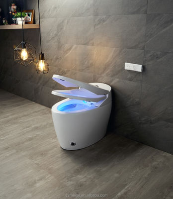 Edifício de escritórios Luxury Lower Cistern Eco Smart Automatic Smart Toilete com temperatura e características tecnológicas ajustáveis