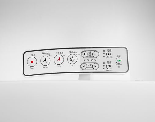 Capa do assento sanitário inteligente do hotel com placa de cobertura tampão e função automática